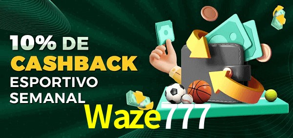 10% de bônus de cashback na Waze777